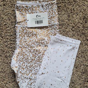 Zyia White Stay Gold Light n Tights